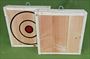 AIM SMALL, MISS SMALL - AXE / KNIFE THROWING TARGETS, Set of TWO 3 thick Only $74.99 #467